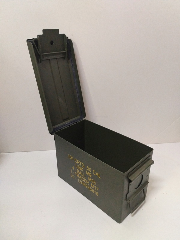 caja cartuchos militar metal 18x27.5x9.5 18.5x30x15.5 5-1u